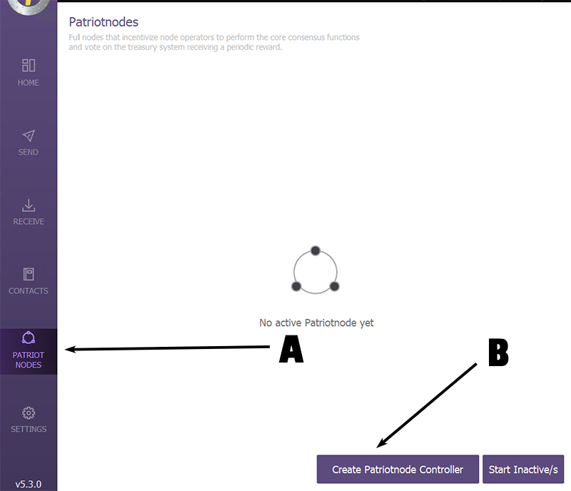 Create Patriot node controller